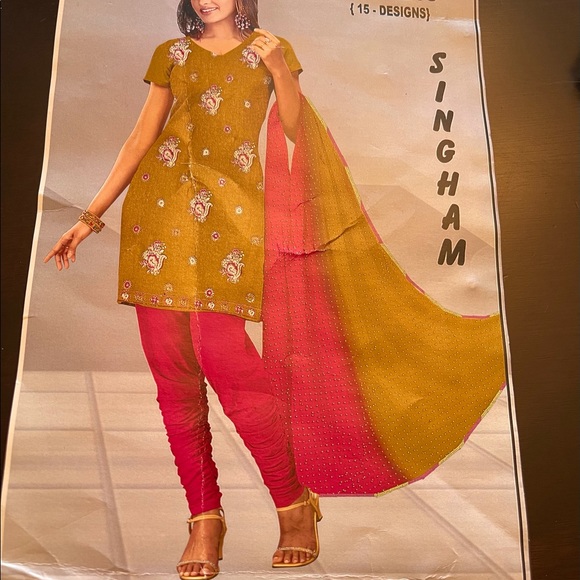 Unstitched Punjabi suits - Picture 2 of 3